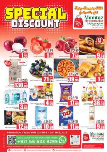 UAE - Sharjah / Ajman Mumtaz Hypermarket LLC offers in D4D Online. Special Offer. . Till 5th March