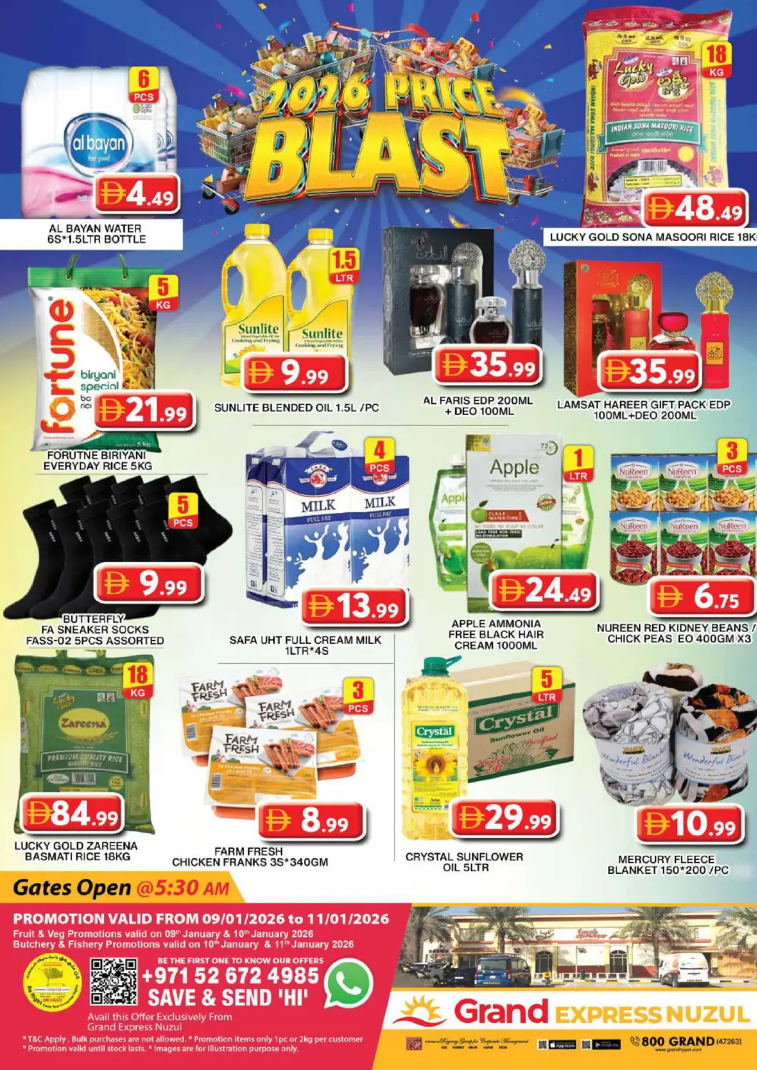 UAE - Dubai Grand Hyper Market offers in D4D Online. Grand Express - Nuzul. . Till 11th January
