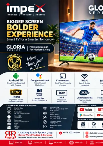 Bigger Screen Bolder Experience