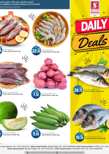 Qatar - Doha Safari Hypermarket offers in D4D Online. Daily Deals. . Only On 7th May