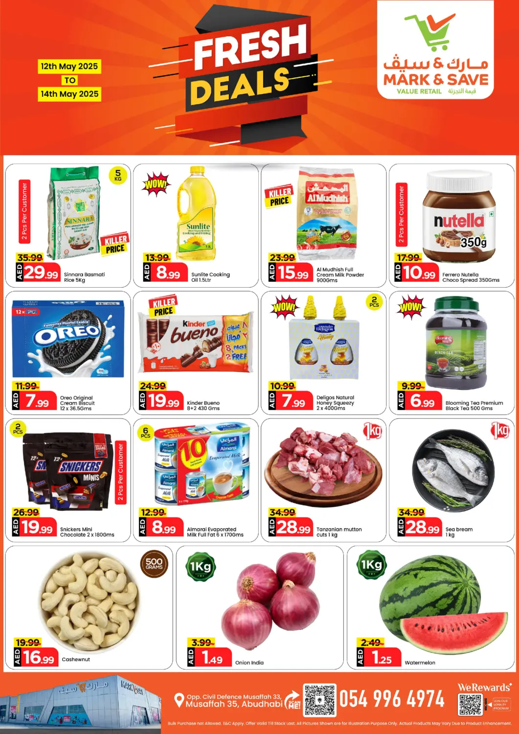 UAE - Abu Dhabi Mark & Save offers in D4D Online. Musaffah, Abu Dhabi. . Till 14th May
