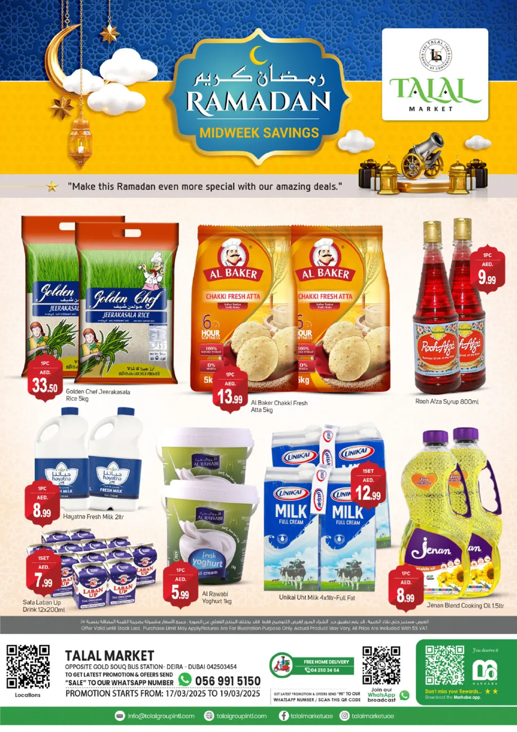 UAE - Dubai TALAL MARKET offers in D4D Online. Gold Souq - Deira. . Till 19th March