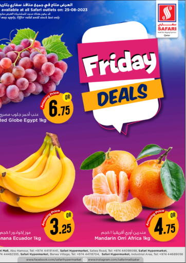 Qatar - Al Rayyan Safari Hypermarket offers in D4D Online. Friday Deals. . Only On 25th August