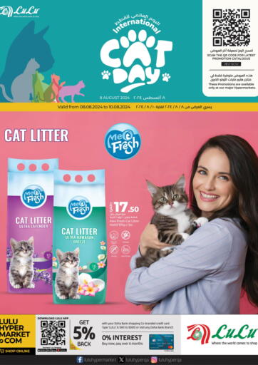 Qatar - Al Wakra LuLu Hypermarket offers in D4D Online. Cat Day. . Till 10th August