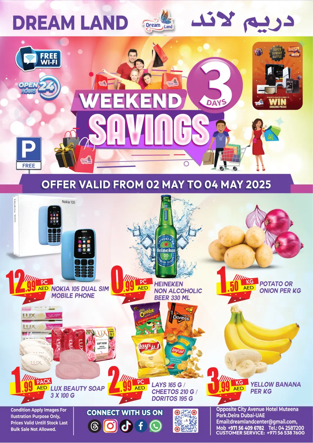 UAE - Dubai Dream Land offers in D4D Online. Deira, Muteena. . Till 4th May