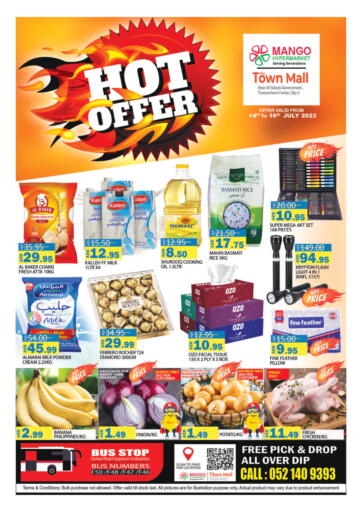 UAE - Dubai Mango Hypermarket LLC offers in D4D Online. Town Mall -Dip 2. . Till 16th July