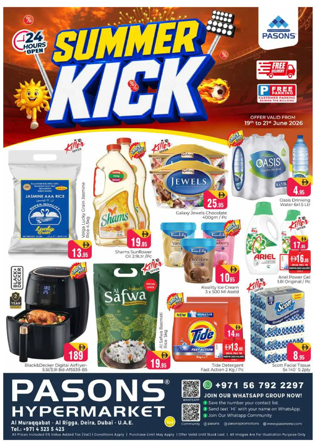 UAE - Dubai Pasons Hypermarket offers in D4D Online. Al Muraqqabath- Deira. . Till 21st June