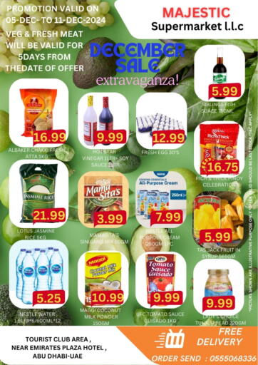 UAE - Abu Dhabi Majestic Supermarket offers in D4D Online. December Sale. . Till 11th December