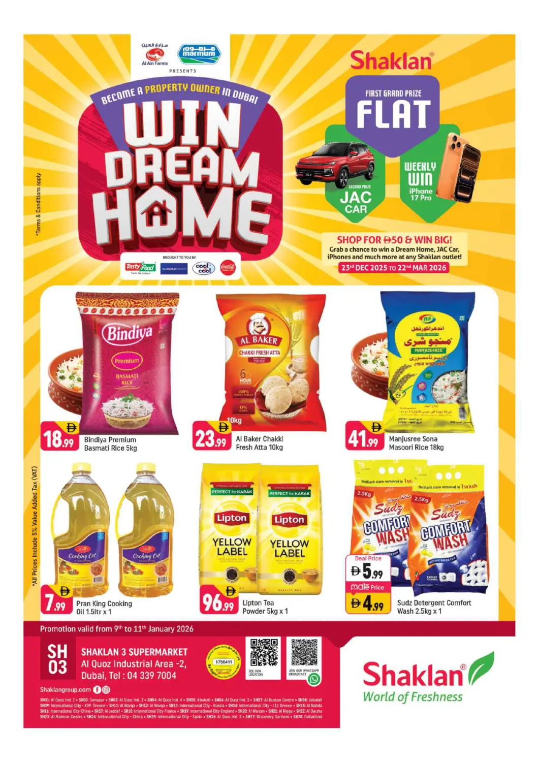 UAE - Dubai Shaklan  offers in D4D Online. Street No. 12, Al Quoz - Ind 2, Dubai.. . Till 11th January