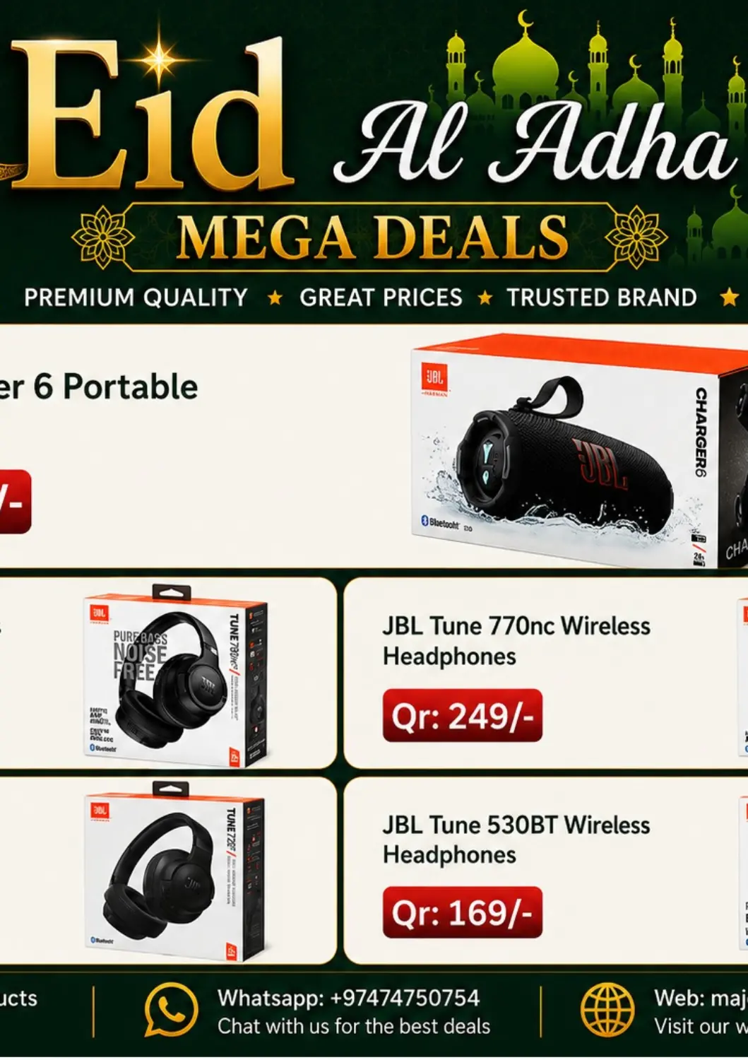 Qatar - Doha Majid Mobile Shop offers in D4D Online. Eid Al Adha - Mega Deals. . Till 2nd June