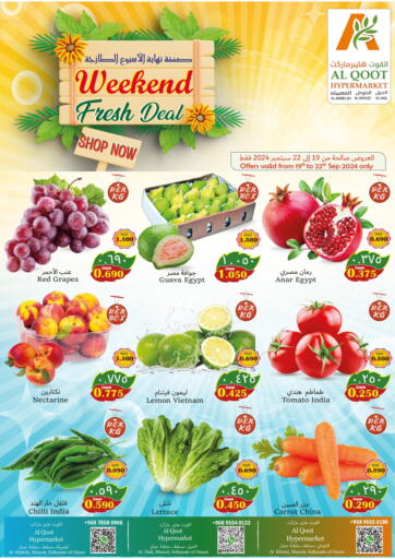 Oman - Muscat Al Qoot Hypermarket offers in D4D Online. Weekend Fresh Deal. . Till 22nd September