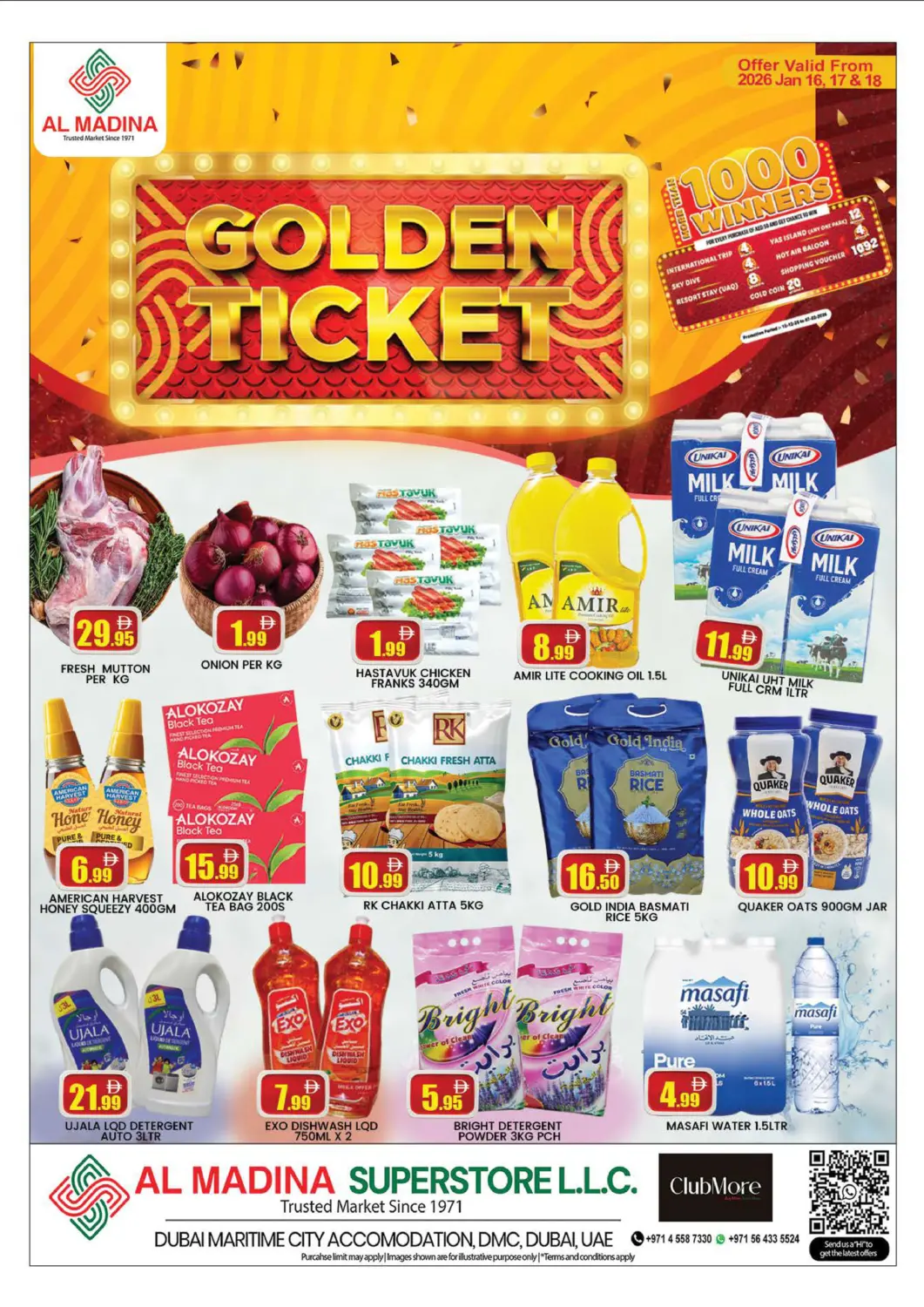 UAE - Dubai AL MADINA (Dubai) offers in D4D Online. Dubai Maritime City. . Till 18th January