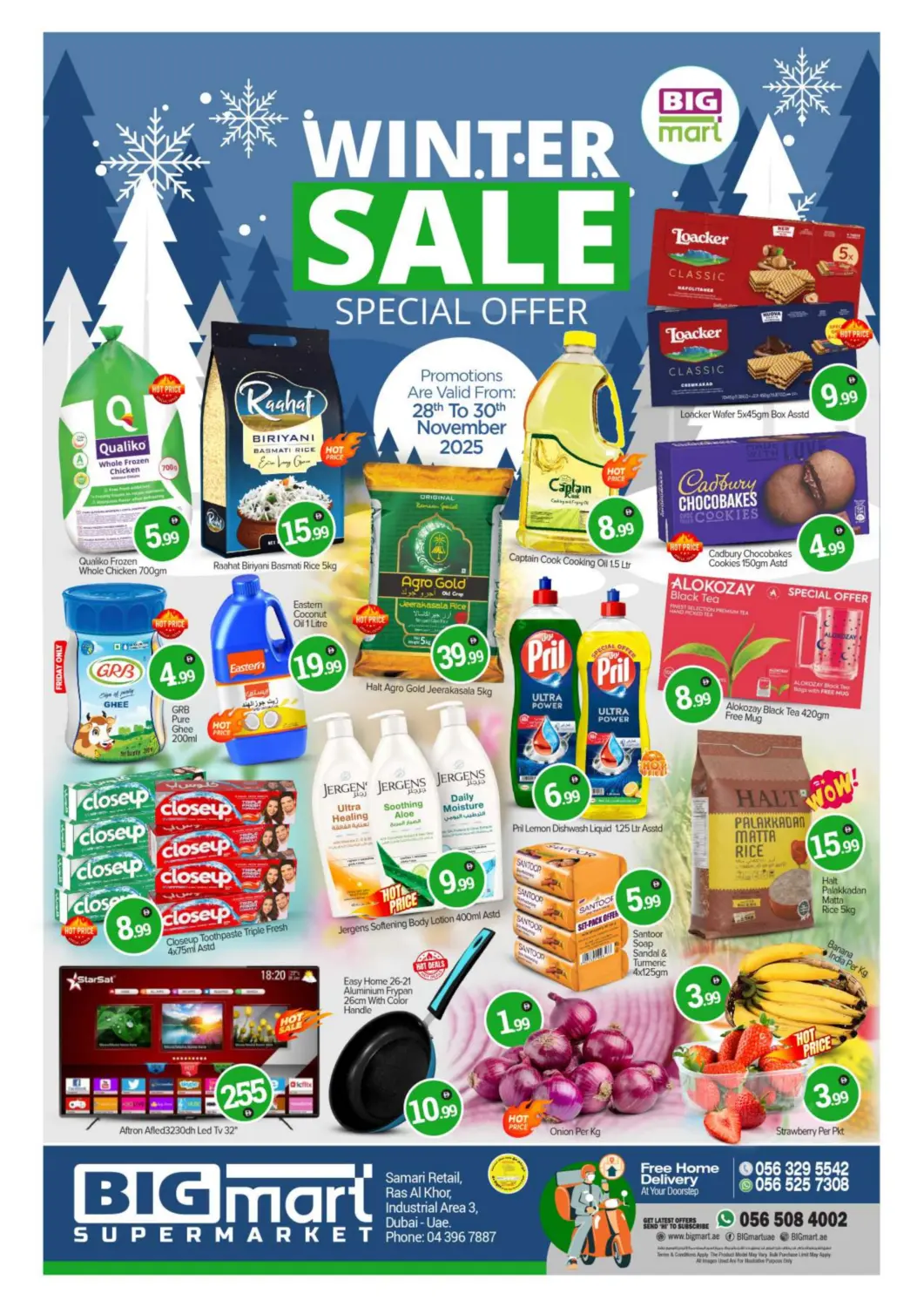 UAE - Dubai BIGmart offers in D4D Online. Ras Al Khor,Dubai. . Till 30th November