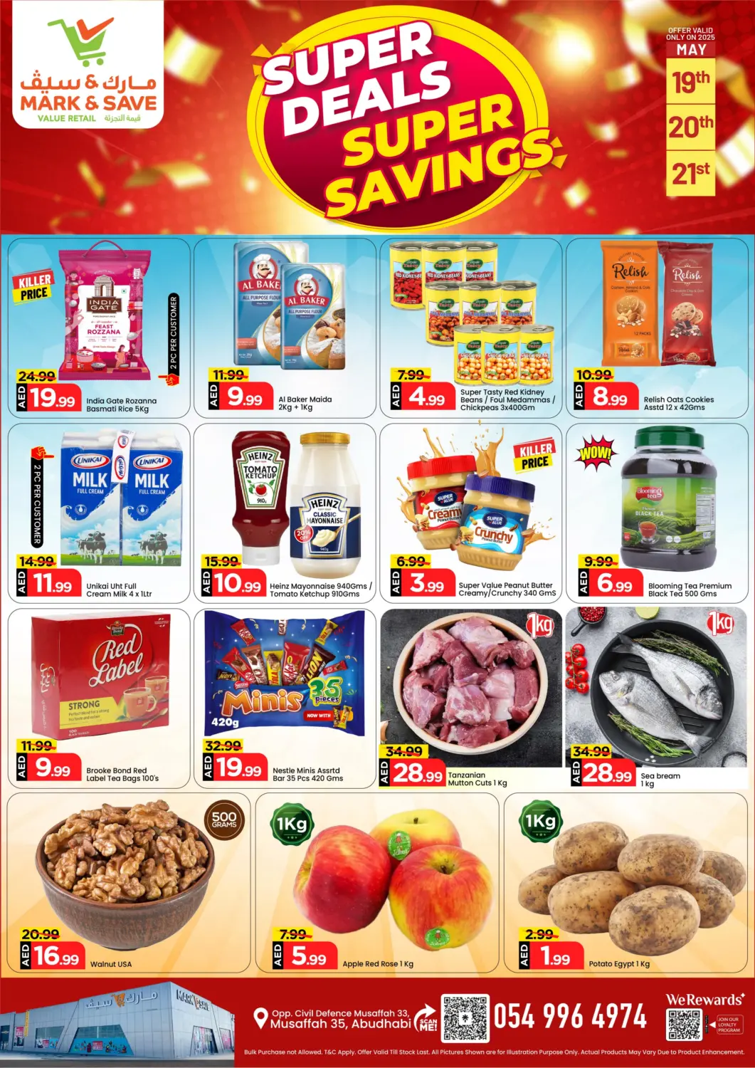 UAE - Abu Dhabi Mark & Save offers in D4D Online. Musaffah 35- Abu Dhabi. . Till 21st May