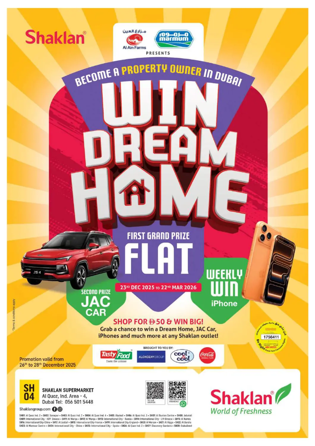 UAE - Dubai Shaklan  offers in D4D Online. Al Quoz - Ind Area 4,Dubai. . Till 28th December