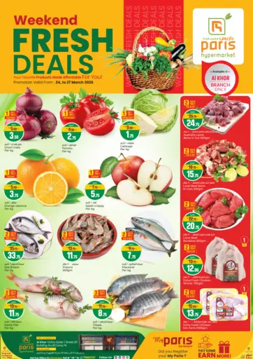 Weekend Fresh Deals