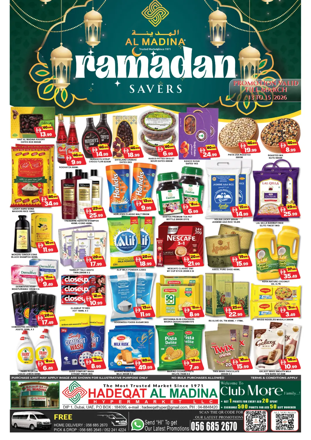 UAE - Dubai AL MADINA (Dubai) offers in D4D Online. Hadeqat Al Madina-DIP 1. . Till 15th March