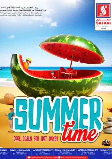 Safari Hypermarket - Summer Time in Qatar Offers - Qatar Summer Time