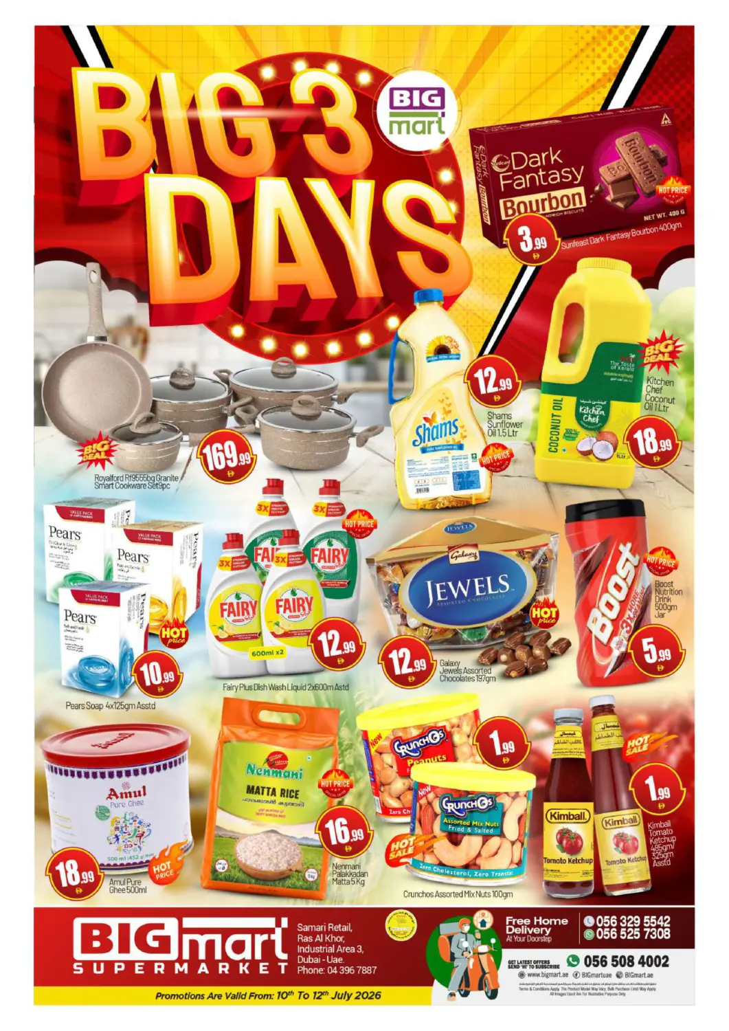 UAE - Dubai BIGmart offers in D4D Online. Ras Al Khor -Dubai. . Till 12th July