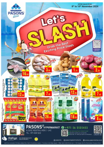 UAE - Dubai PASONS GROUP offers in D4D Online. Al Quoz -Ind area - 2, Dubai. . Till 10th November