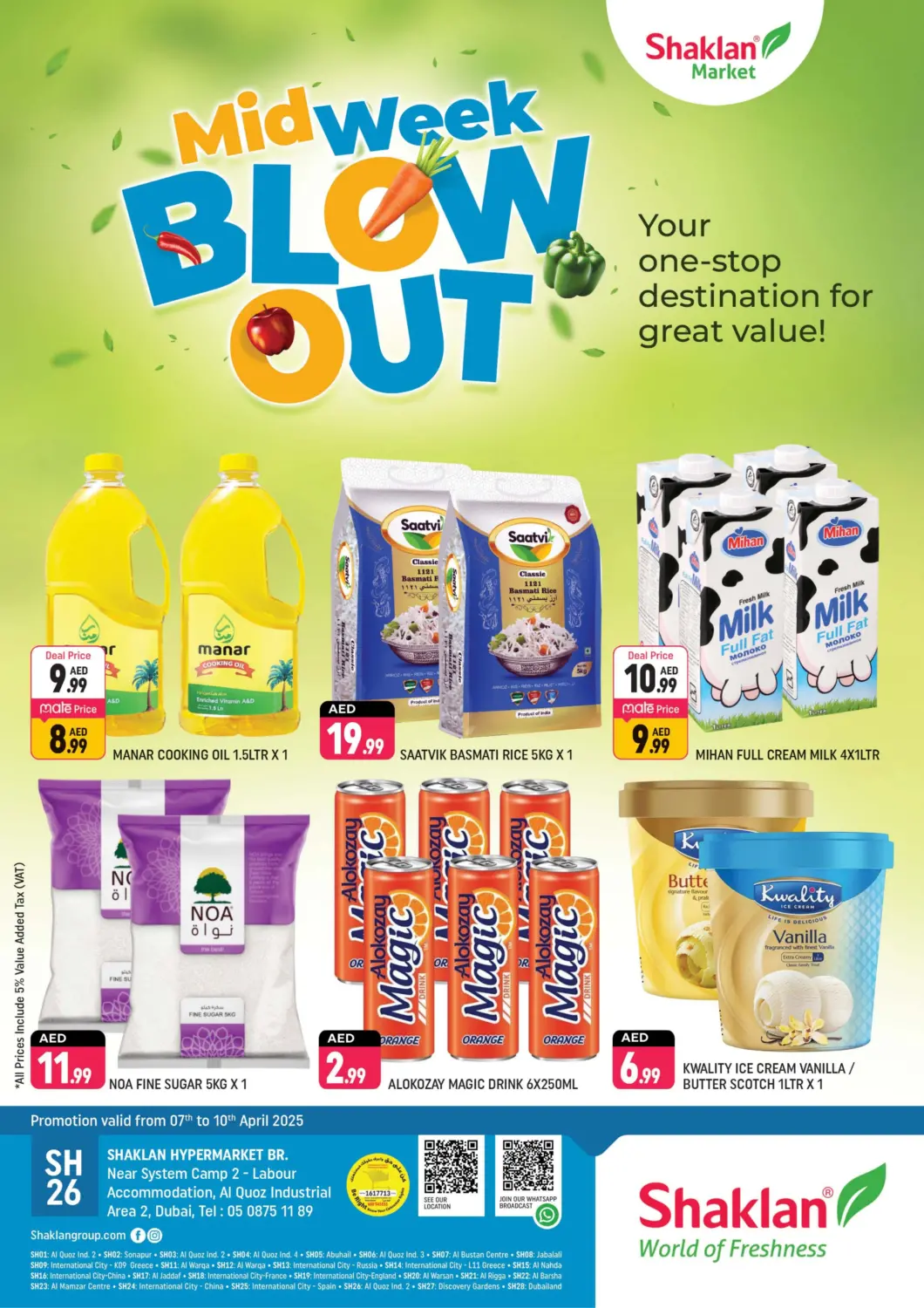 UAE - Dubai Shaklan  offers in D4D Online. Near System Camp 2 - Labour , Al quoz industrial area 2. . Till 10th April