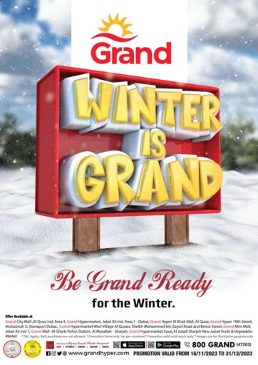 Crazy Deals - Grand Mini Mall from Grand Hypermarket until 2nd November -  Grand Hypermarket UAE Offers & Promotions