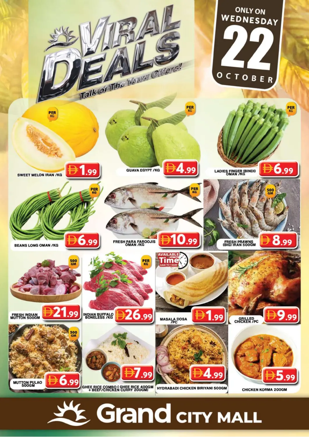 UAE - Dubai Grand Hyper Market offers in D4D Online. Grand City Mall, Dubai. . Only On 22nd October