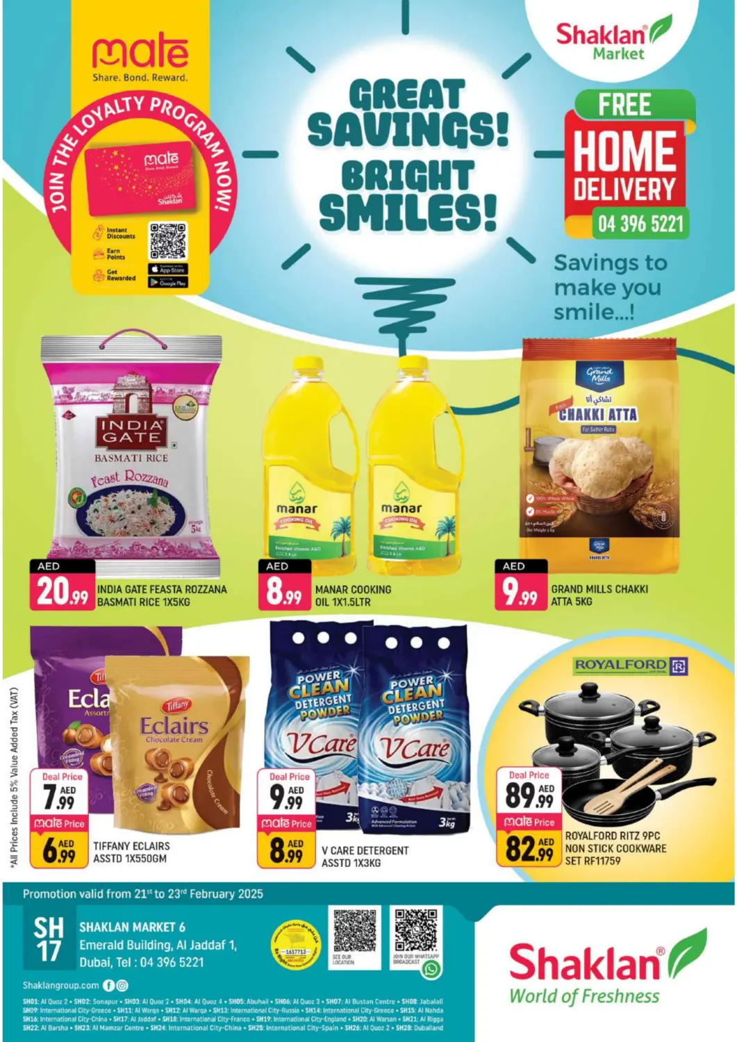UAE - Dubai Shaklan  offers in D4D Online. Emarald Building, Al Jaddaf 1-Dubai. . Till 23rd February