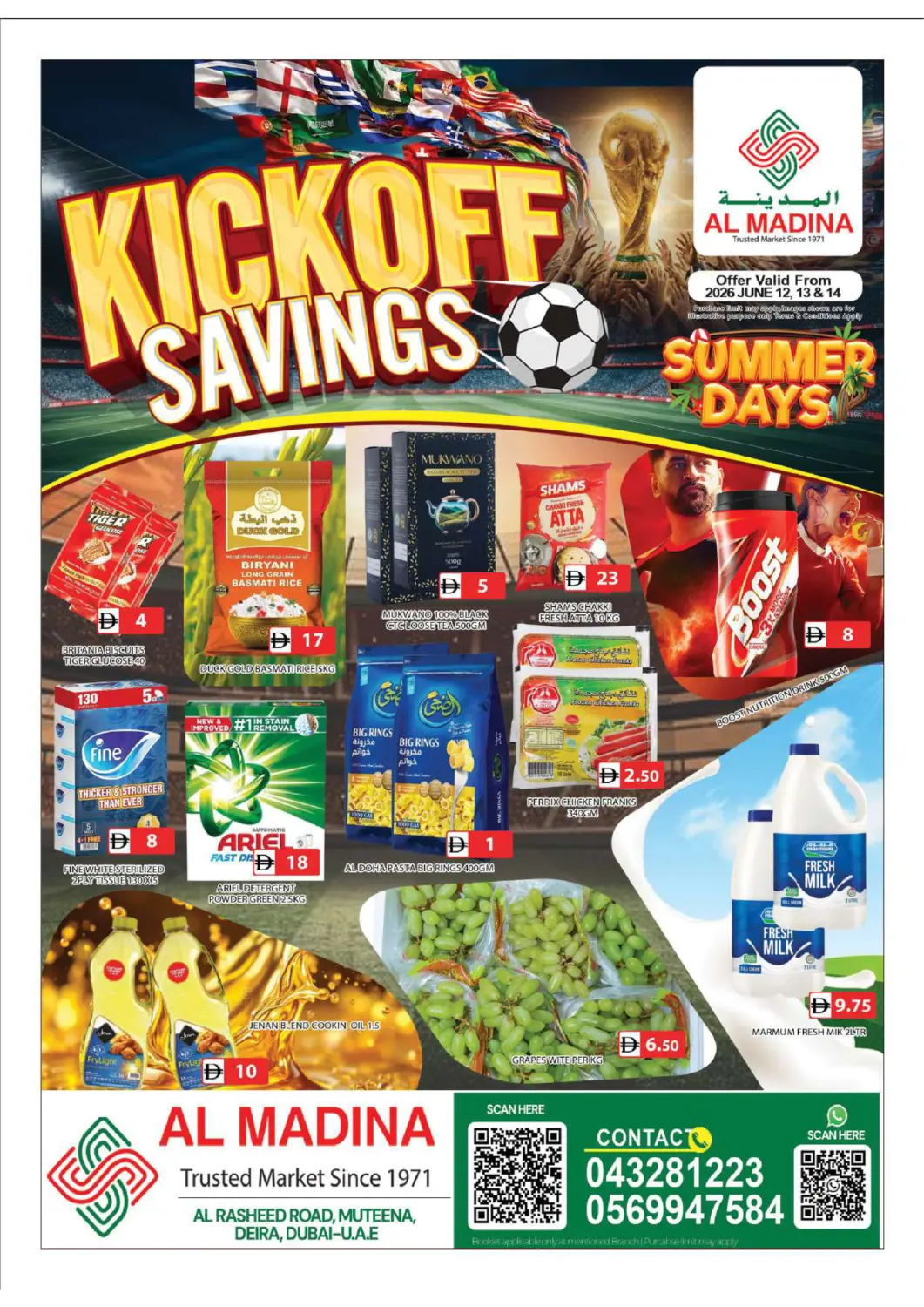 UAE - Dubai AL MADINA (Dubai) offers in D4D Online. Al Rasheed Road,Deira. . Till 14th June