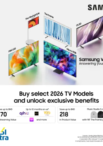 Samsung 2026 TV Models Launch
