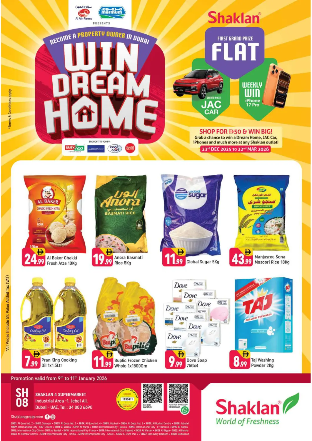 UAE - Dubai Shaklan  offers in D4D Online. Jebel Ali - Ind Area 1, Dubai. . Till 11th January