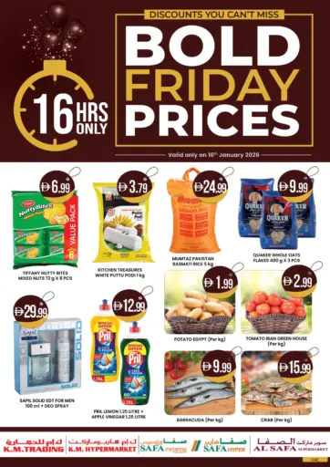 BOLD FRIDAY PRICES