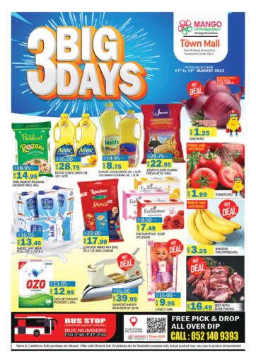 UAE - Dubai Mango Hypermarket LLC offers in D4D Online. Town Mall- Dip- 2. . Till 13th August
