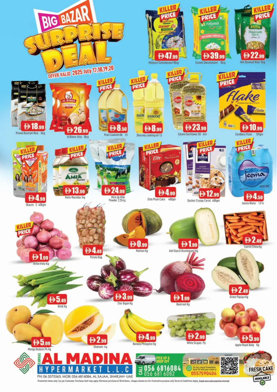 UAE - Sharjah / Ajman AL MADINA offers in D4D Online. Rawnaq - Sharjah. . Till 20th July