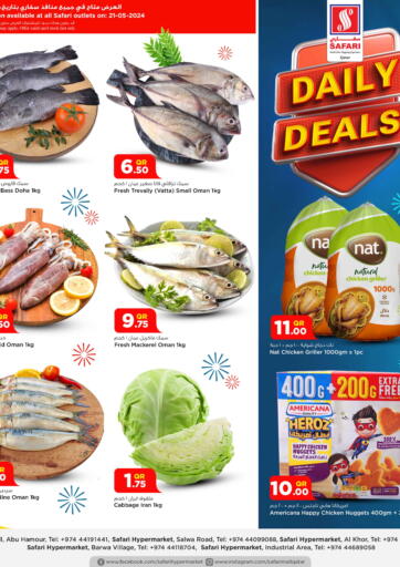 Qatar - Al Khor Safari Hypermarket offers in D4D Online. Daily Deals. . Only On 21st May