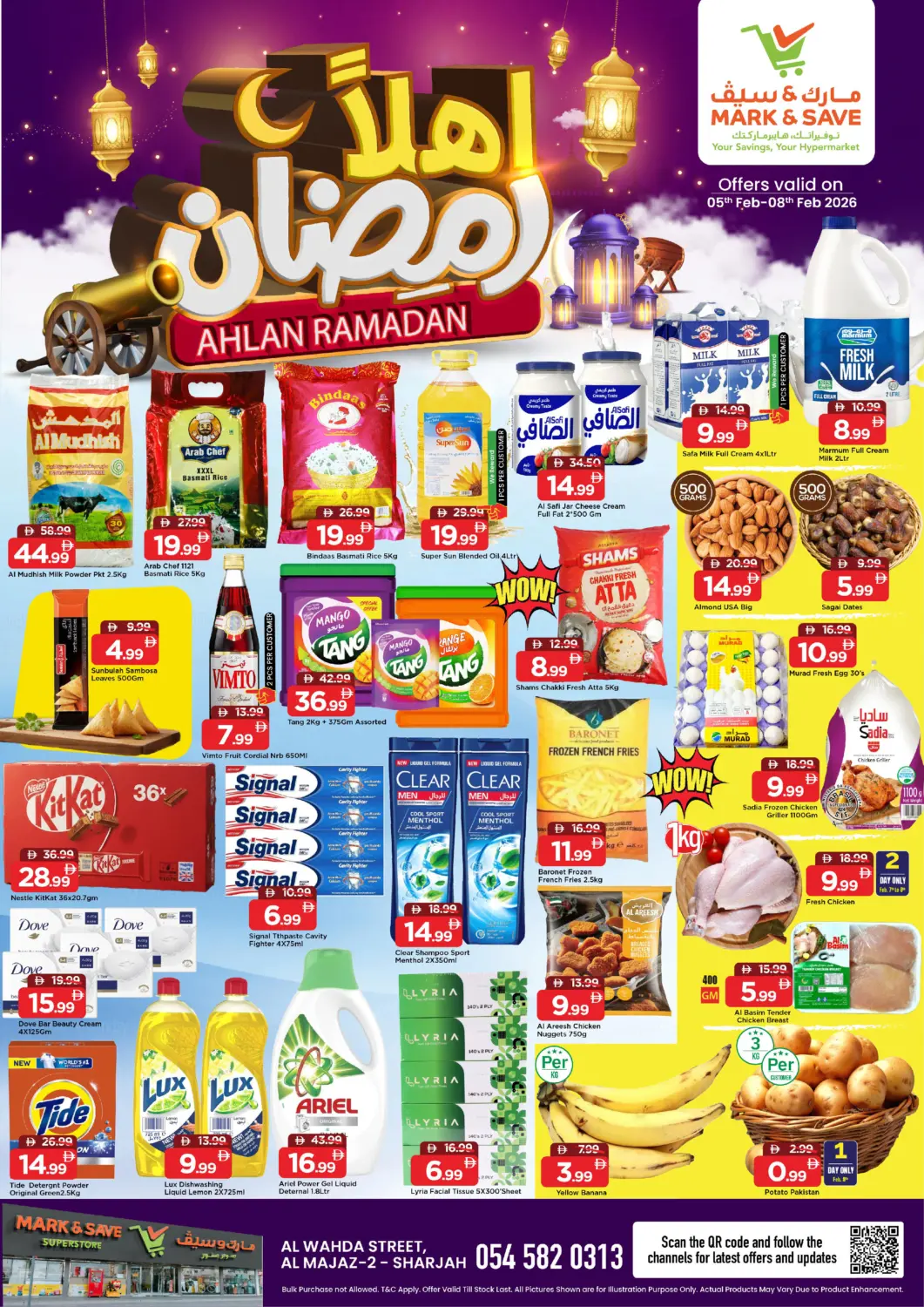 UAE - Sharjah / Ajman Mark & Save offers in D4D Online. Al Majaz 2, Sharjah. . Till 8th February