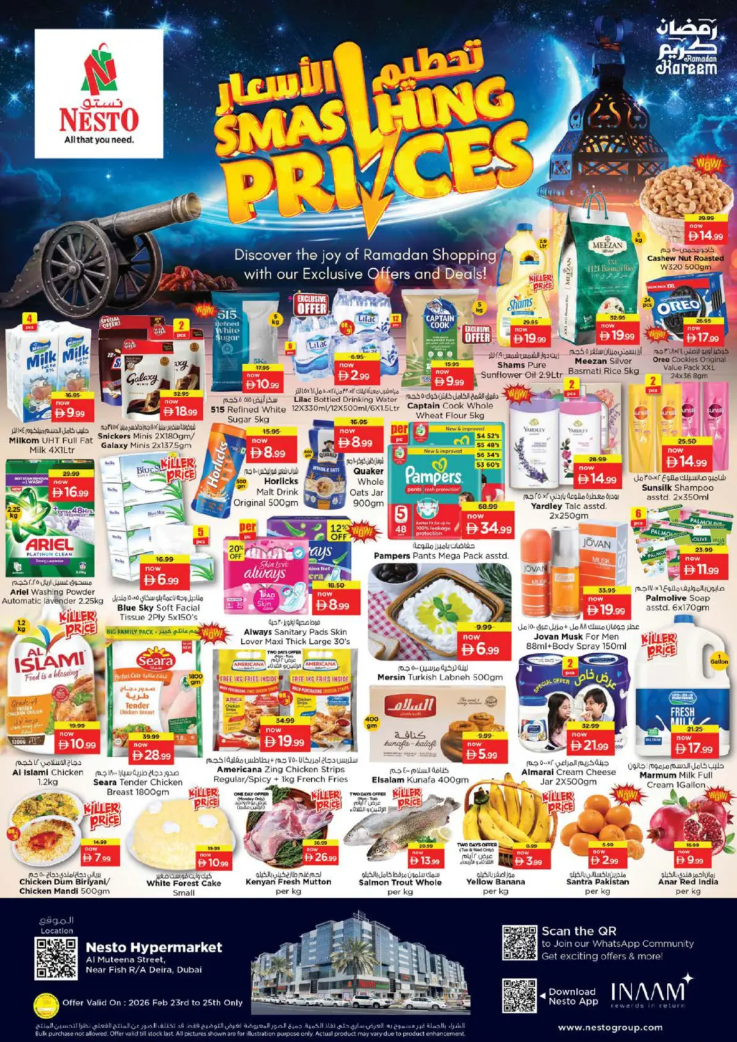 UAE - Dubai Nesto Hypermarket offers in D4D Online. Muteena, Deira. . Till 25th February