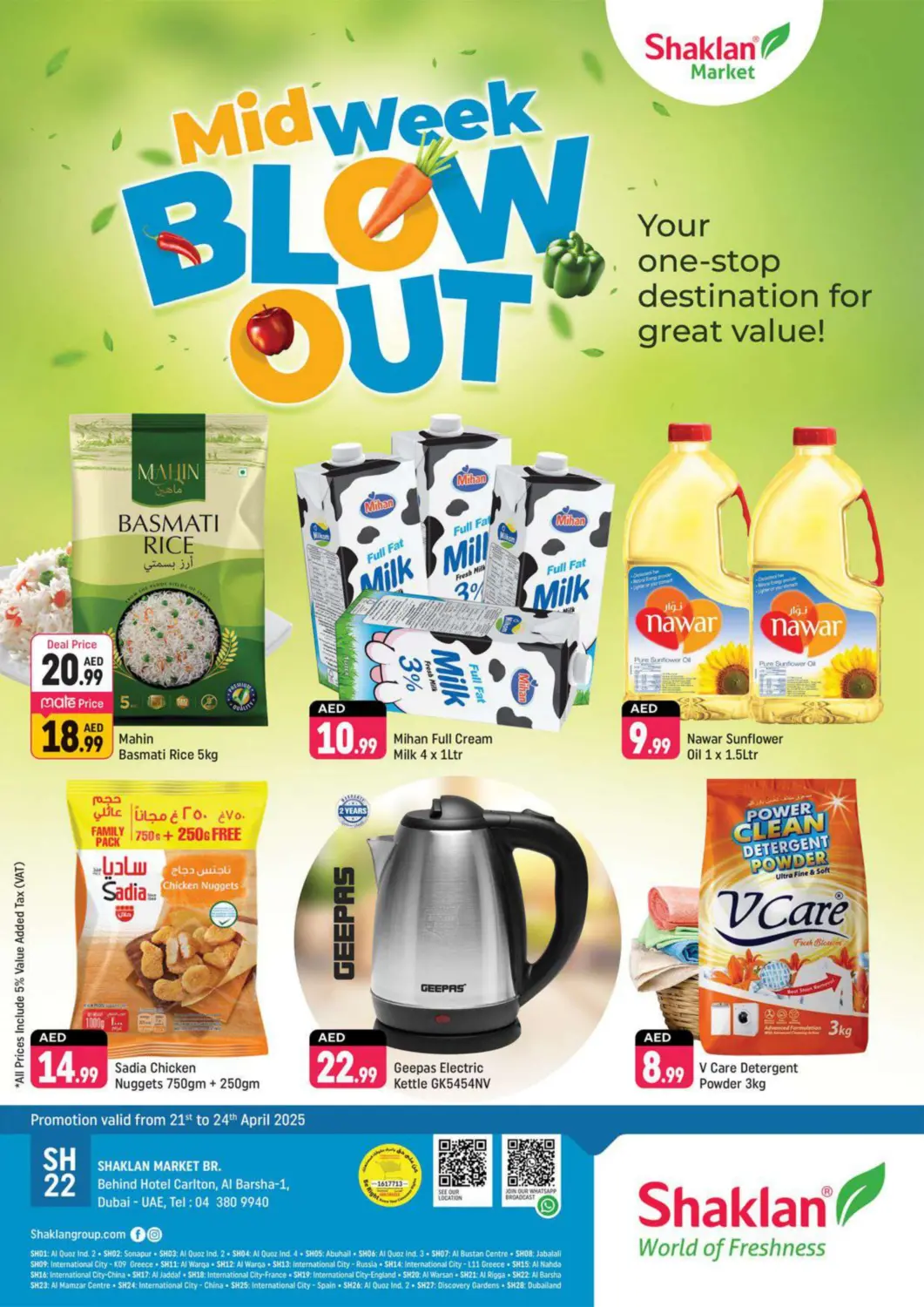 UAE - Dubai Shaklan  offers in D4D Online. Al Barsha 1, Dubai.. . Till 24th April
