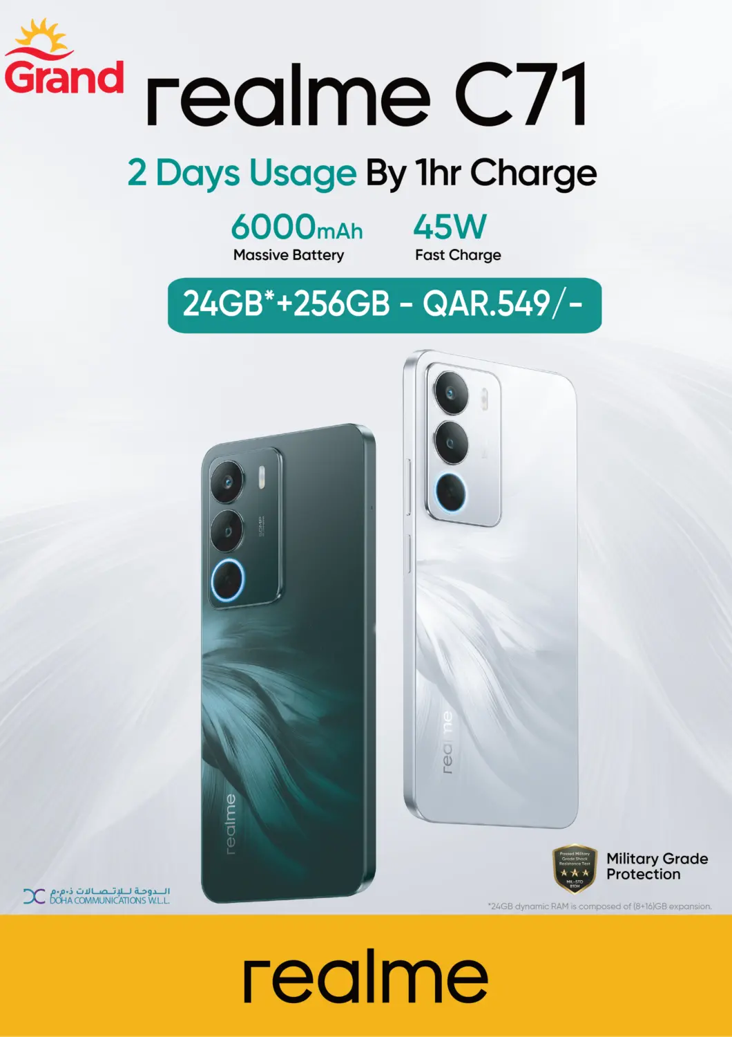 Qatar - Umm Salal Grand Hypermarket offers in D4D Online. Realme C71. . Until Stock Last