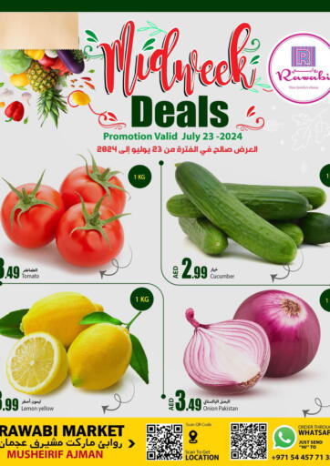 UAE - Sharjah / Ajman Rawabi Market Ajman offers in D4D Online. Fresh Deals -musheirif, ajman. . only on 23rd july