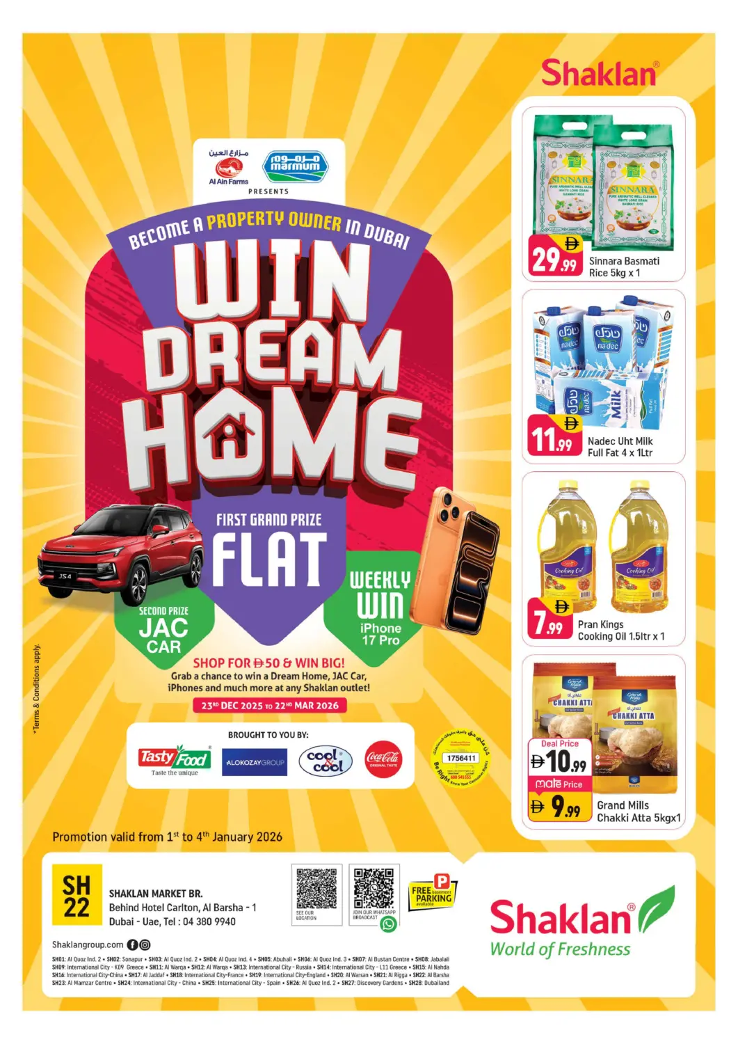 UAE - Dubai Shaklan  offers in D4D Online. Al Barsha 1 - Dubai. . Till 4th January