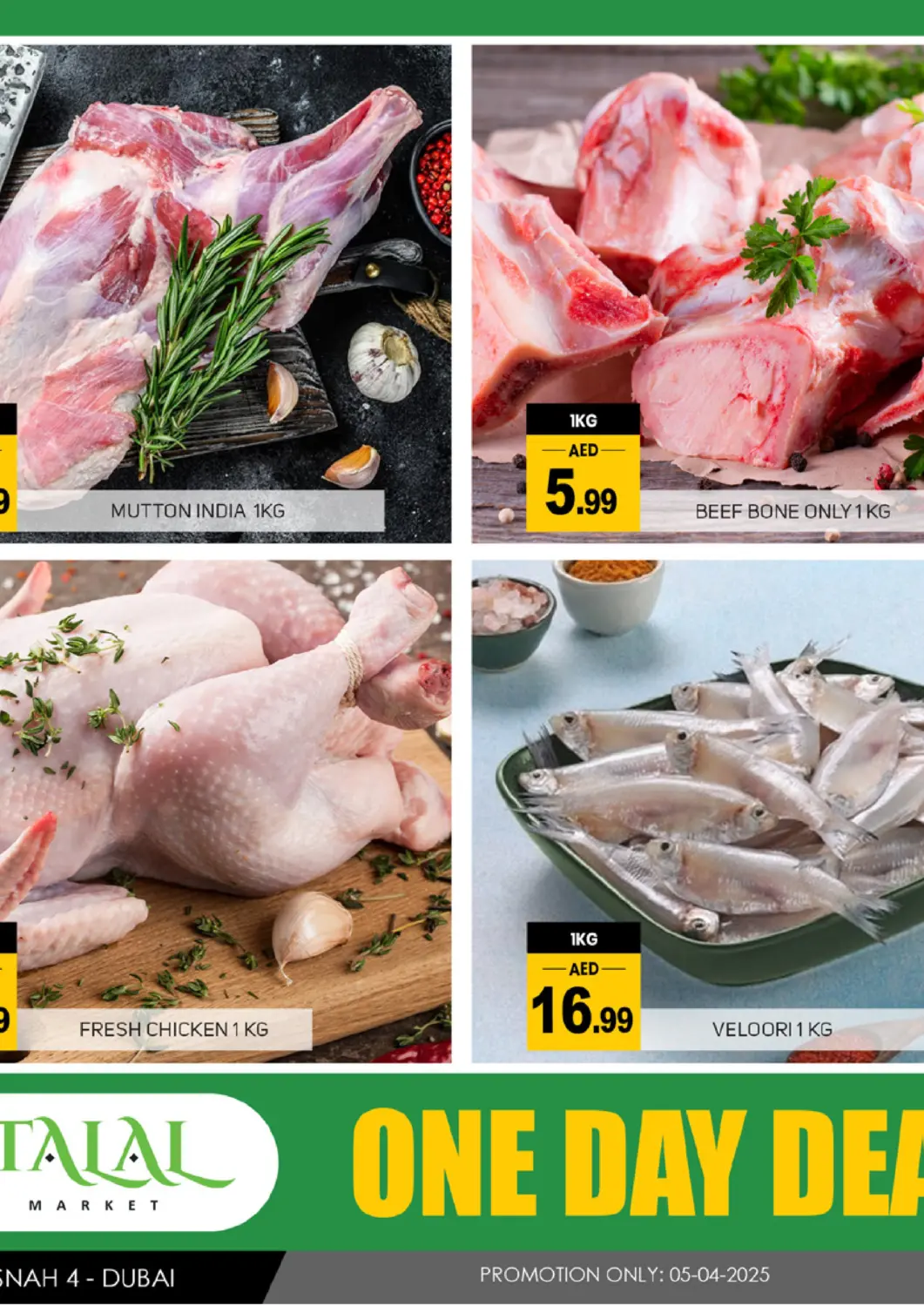UAE - Dubai TALAL MARKET offers in D4D Online. Muhaisnah4 - Dubai. . Only On 5th April