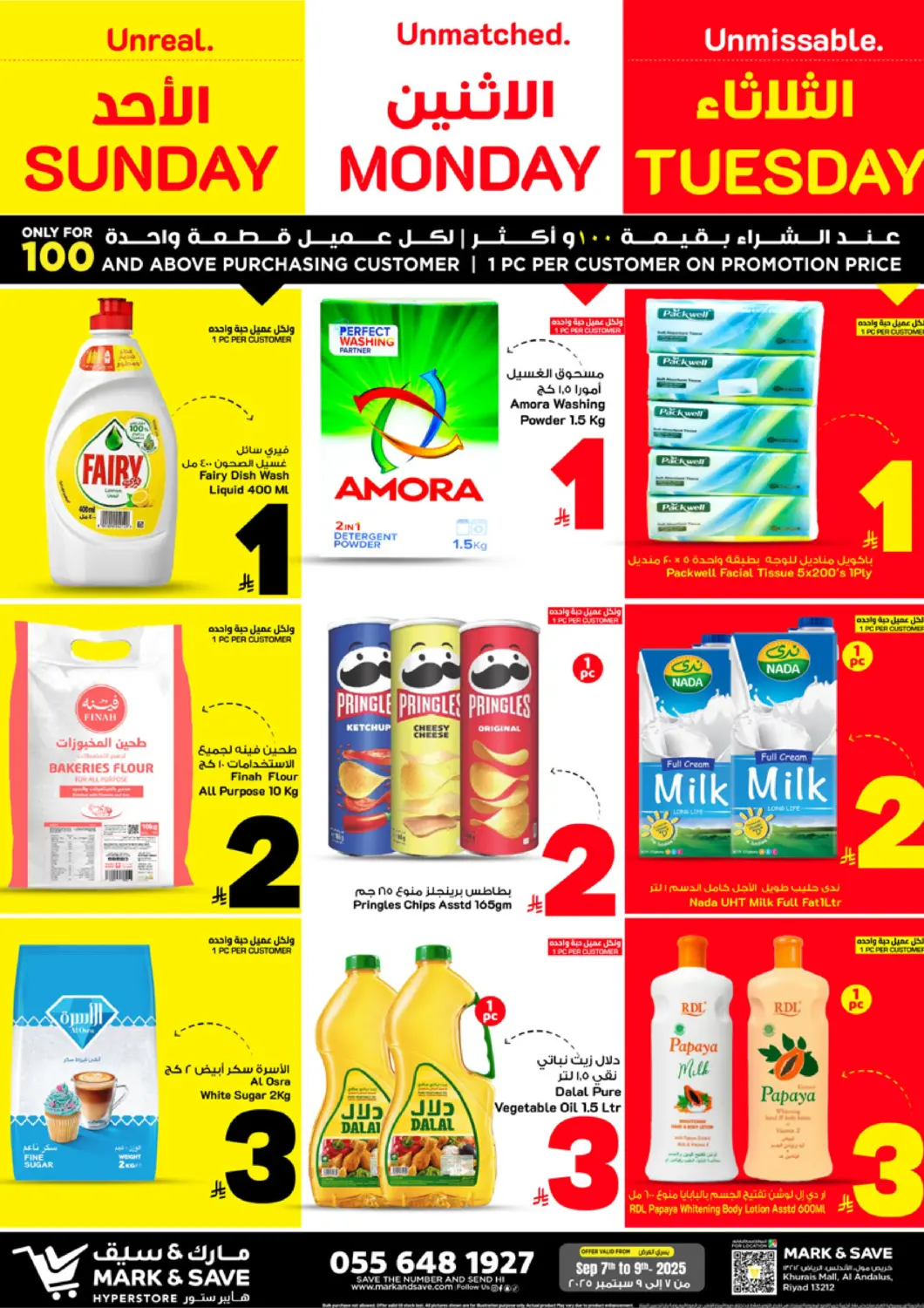 KSA, Saudi Arabia, Saudi - Riyadh Mark & Save offers in D4D Online. Sunday Monday Tuesday Deals.. . Till 9th September