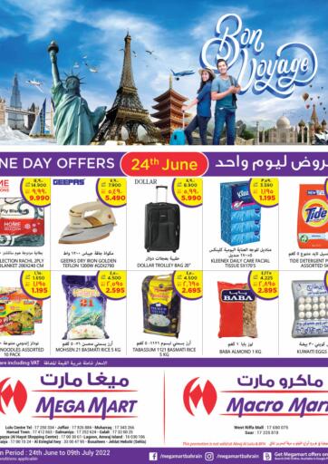 Bahrain MegaMart & Macro Mart  offers in D4D Online. Bon Voyage. . Till 9th July
