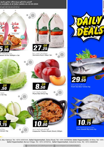 Qatar - Doha Safari Hypermarket offers in D4D Online. Daily Deals. . Only On 22nd April