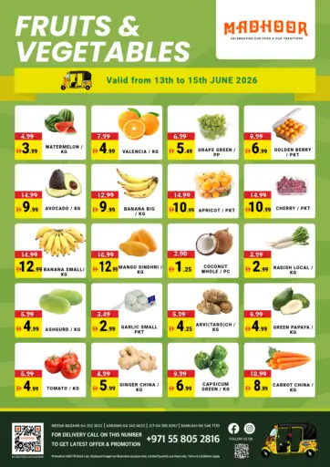 Fruits & Vegetables