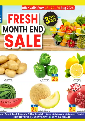Fresh Month End Sale
