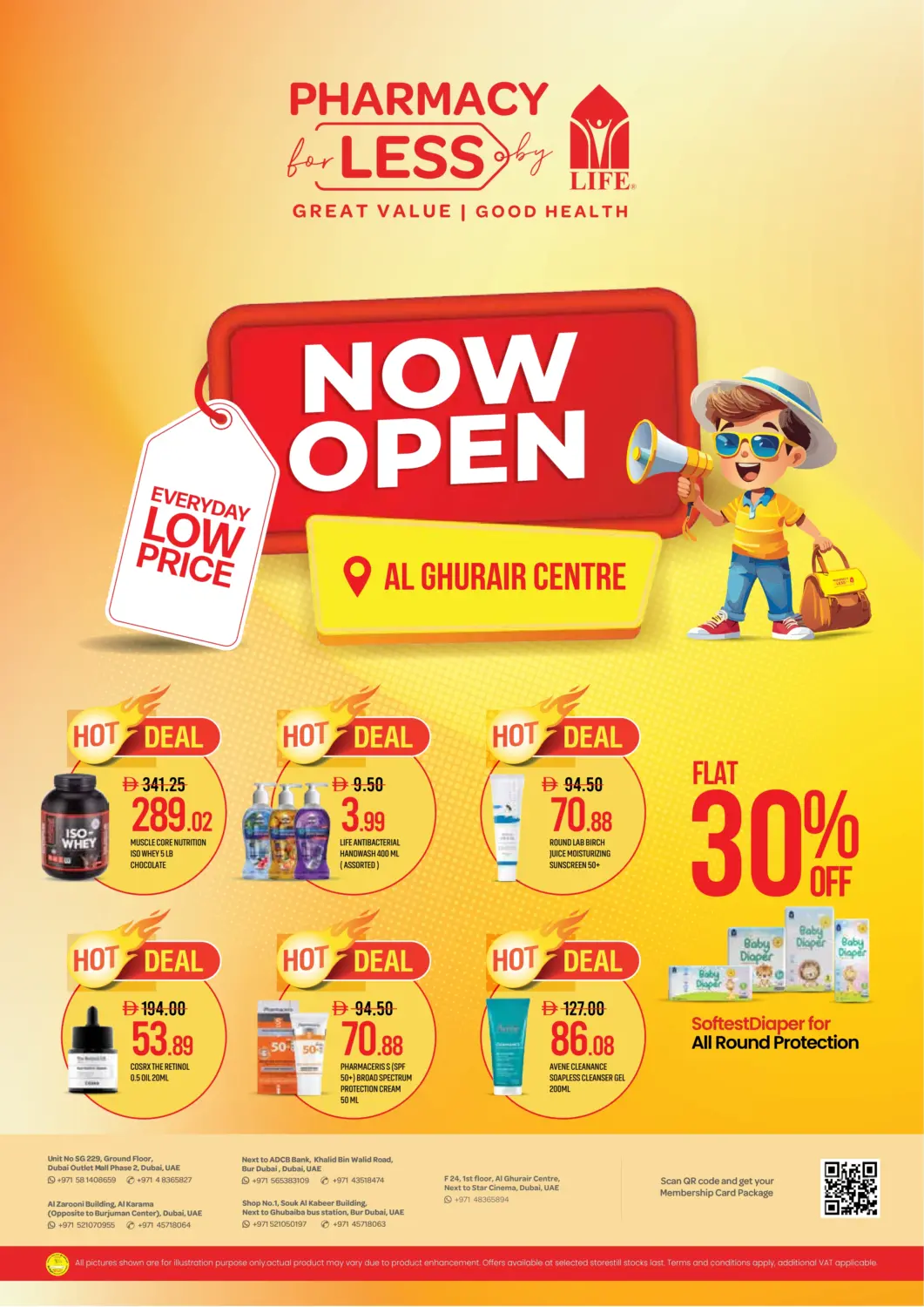 عروض صيدلية لايف الإمارات العربية المتحدة , الامارات - ٱلْفُجَيْرَة‎ في دي٤دي أونلاين. مفتوح الآن @ مركز الغريرة. . حتى ٤ سبتمبر