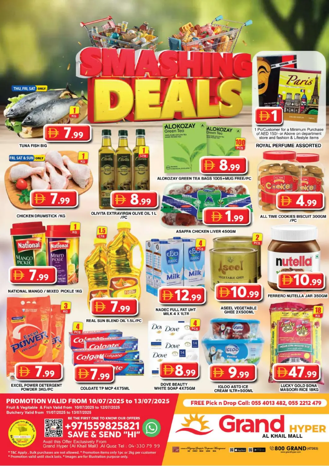 UAE - Dubai Grand Hyper Market offers in D4D Online. Al Khail Mall - Dubai. . Till 13th July