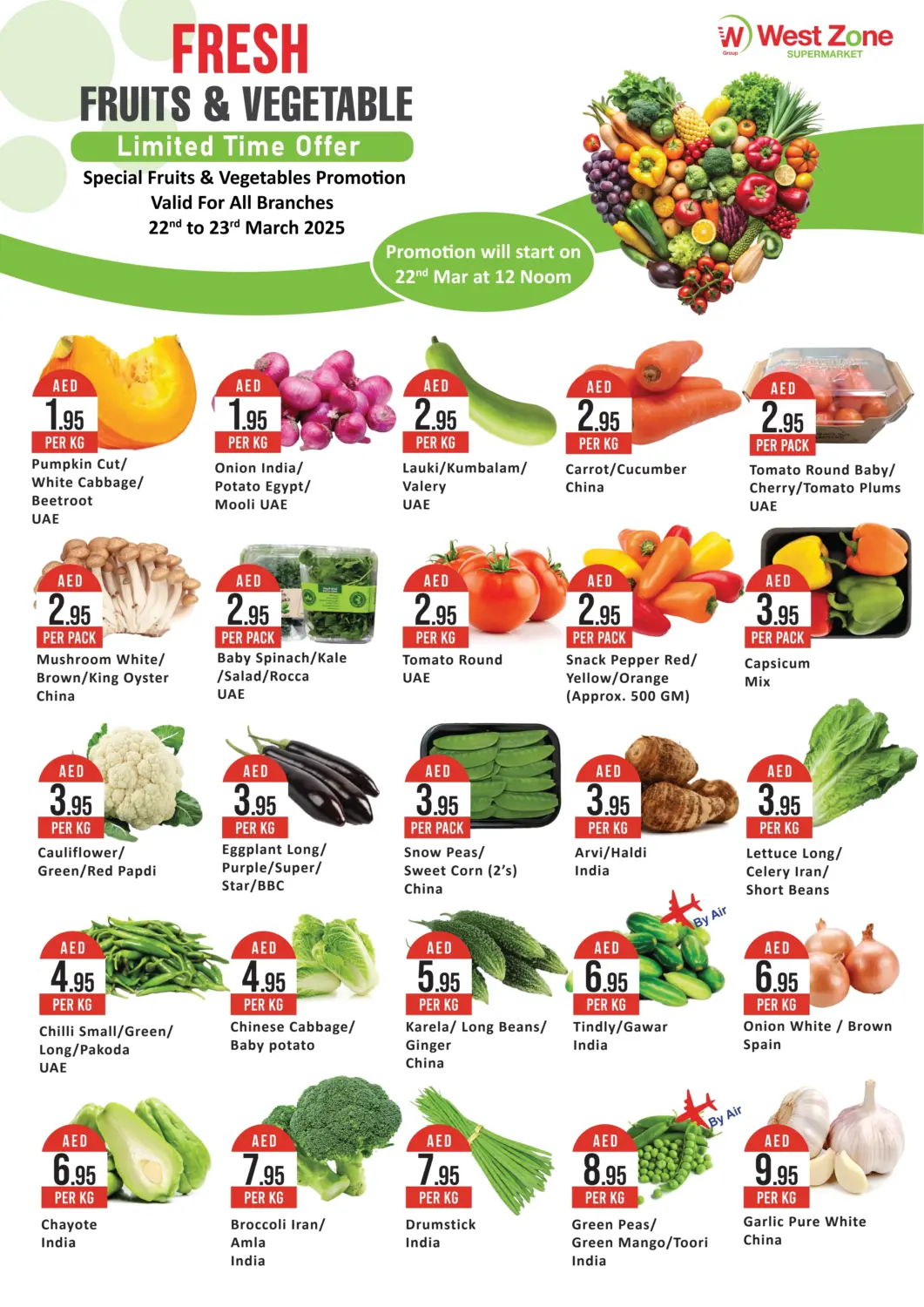 UAE - Sharjah / Ajman West Zone Supermarket offers in D4D Online. Limited Time Offer. . Till 23rd March
